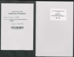 Amt Petershagen - Vogtei Windheim - Bauerschaft Haevern: Unterlagen der Revisionskommission