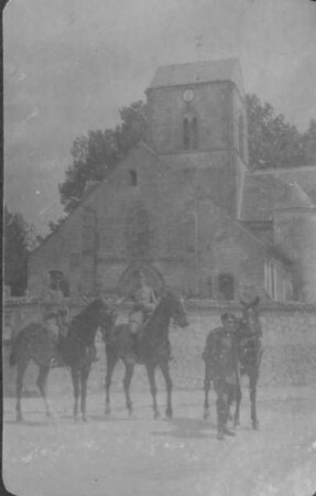 Erster Weltkrieg - "Kriegserinnerungen an Nordfrankreich und die Vogesen". "St. Masmes" (Dép. Marne)