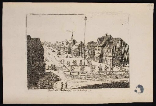 Vorstadt Gostenhof an Nürnberg. - Nürnberg-Gostenhof