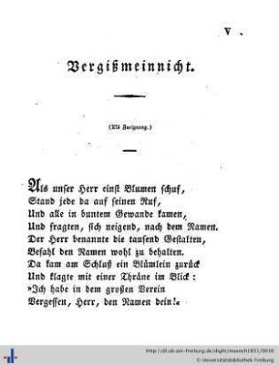 Vergißmeinnicht