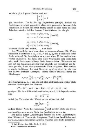 Historisches, Eisenstein, Gauß.