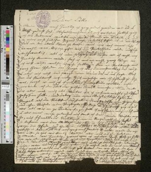 Brief an Otto Speckter