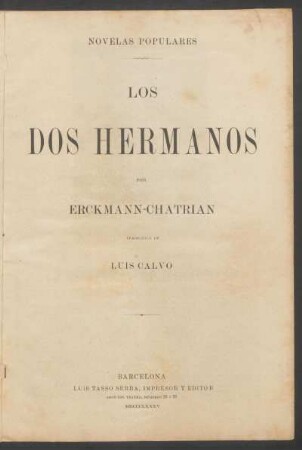 Los dos hermanos