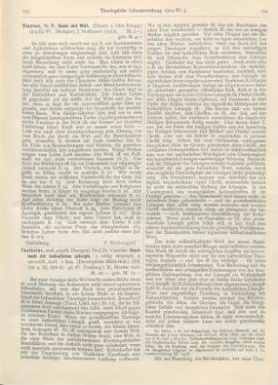153-155 [Rezension] Thalhofer, Valentin, Handbuch der katholischen Liturgik. 2. völlig umgearb. u. vervollst. Aufl. 2 Bde