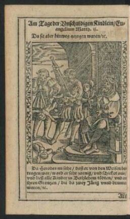 Am Tage der Unschuldigen Kindlein/ ...