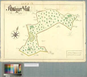 [Abtshäger Wald, Amt/Distrikt Franzburg] Abtzhäger Wald Ampt Fransborg