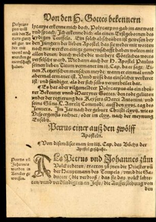 Petrus einer auß den zwölff Aposteln.