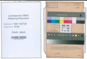 Entnazifizierung Jakob Zwick , geb. 15.04.1906 (Techn.Angestellter)