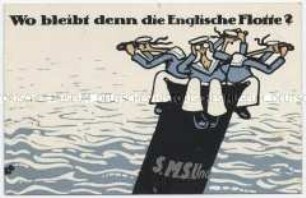 Anti-englische Postkarte