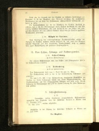 § 30. Rückgabe der Cautionen.