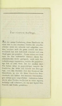 Zur vierten Auflage