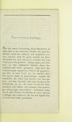 Zur vierten Auflage