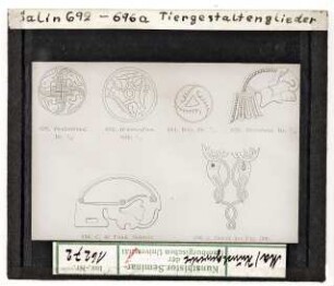 Germanische Tierornamentik: Tiergestaltenglieder