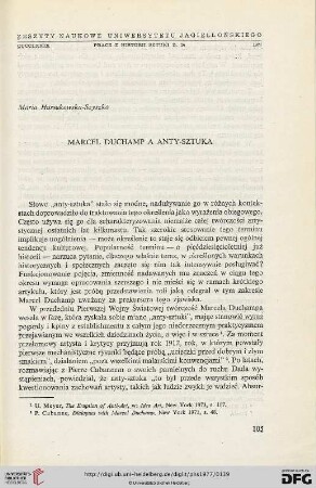 14: Marcel Duchamp a anty-sztuka