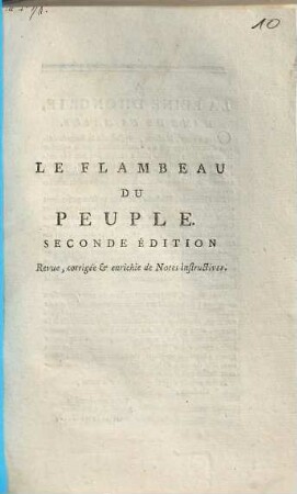 Le flambeau du peuple
