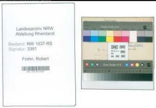 Entnazifizierung Robert Frohn , geb. 08.01.1913 (Studienrat)