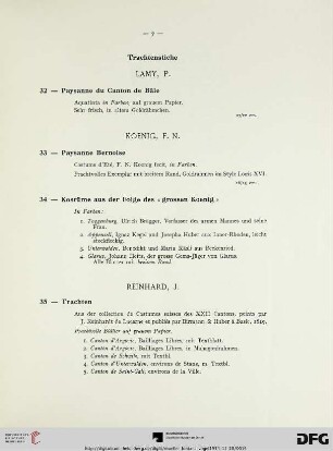 Trachtenstiche (Nr. 32-37)