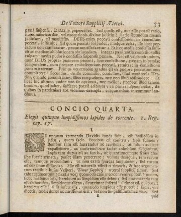 33-46, Concio Quarta