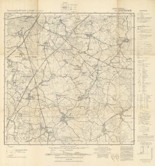 2228 Eichede, Topographische Karte 1:25000 (4cm - Karte)