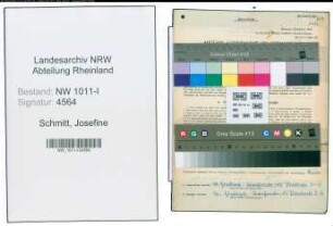Entnazifizierung Josefine Schmitt , geb. 18.03.1883 (Lehrerin)