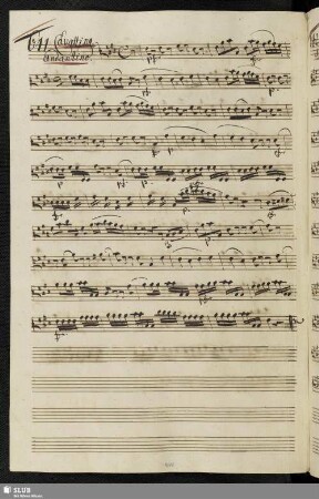 641. Cavatina: Ch'io sia nata Contadina / Boroni, A.