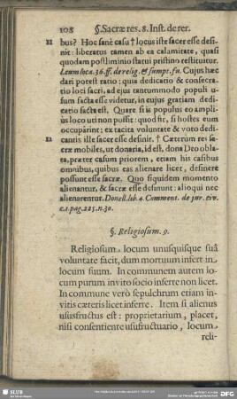 §. Religiosum. 9.