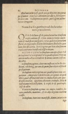 Nona divisio, pertinens ad declarationem praecedentis.