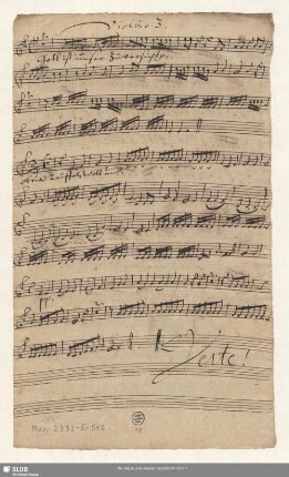 Violino 3. / Cornu. [3]