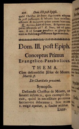 496-554, Dom. III. post Epiph.