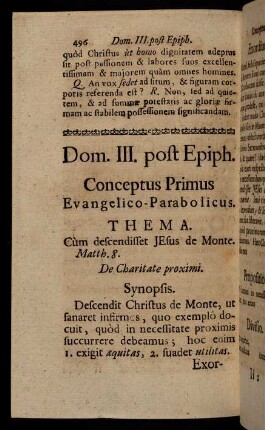 496-554, Dom. III. post Epiph.