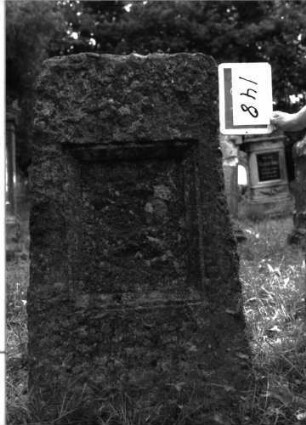 Grabstein 148 Testtafel fehlt: Grabstein 148