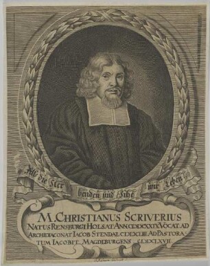 Bildnis des Christianus Scriverius