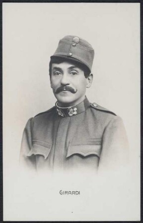 Rollenporträt Alexander Girardi in der Operette? "Fremdenführer". Fotografie (Weltpostkarte mit gedrucktem Namenszug). Wien, um 1900