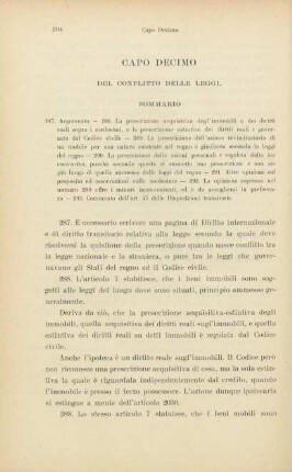 Capo decimo. Del conflitto delle leggi