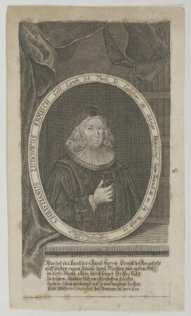 Bildnis des Christianus Ludovicus Ermisch