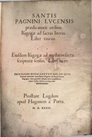Isagogae ad sacras literas libri XVIII