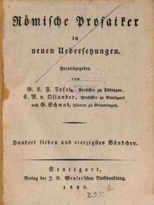 Cajus Julius Caesar's Werke, 5. Denkwürdigkeiten des Bürgerkriegs ; 5