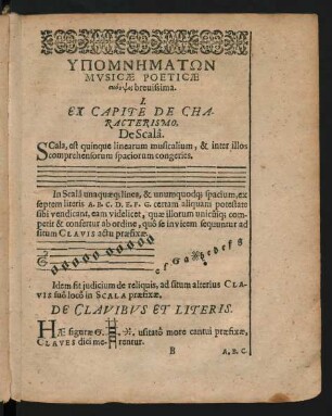 Ypomnēmatōn Musicae Poeticae ...