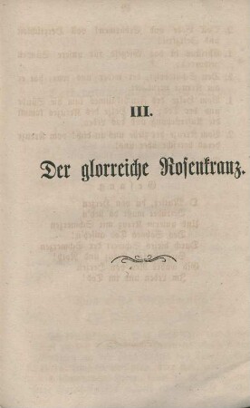 III. Der glorreiche Rosenkranz