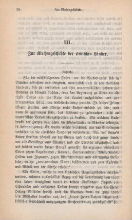 58-76 Zur Kirchengeschichte der clevischen Länder : Schluß