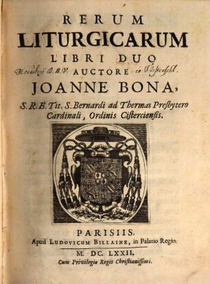 Res liturgicae : libri duo
