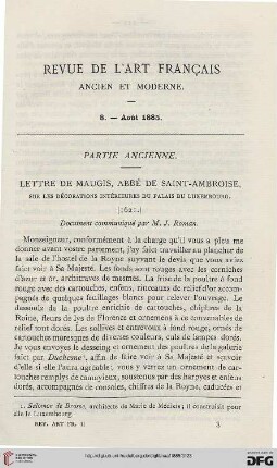Nr. 8 (Août 1885)
