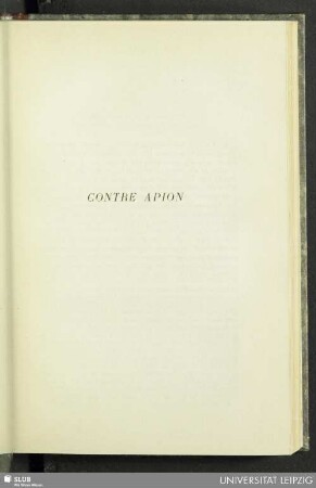 Contre Apion