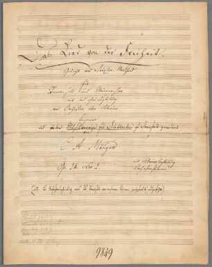 Das Lied von der Freiheit, T, Coro maschile, pf, op. 24/2 - BSB Mus.Schott.Ha 10406-2