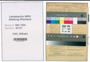 Entnazifizierung Wilhelm Vohl , geb. 18.08.1910 (Angestellter)