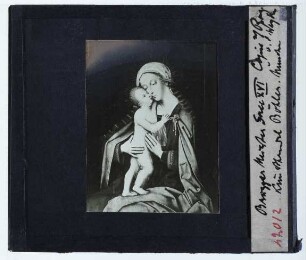 Weyden (Nachfolger), sitzende Maria mit stehendem Kind