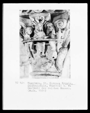 Kapitell der südöstlichen Freisäule
