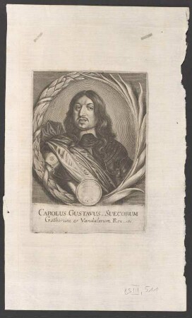 Porträt Karl X. Gustav, König von Schweden (1622-1660)