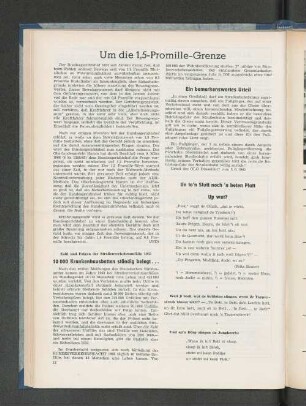 Um die 1,5-Promille-Grenze