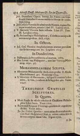 424-425, Theologiae Gentilis Scriptores.